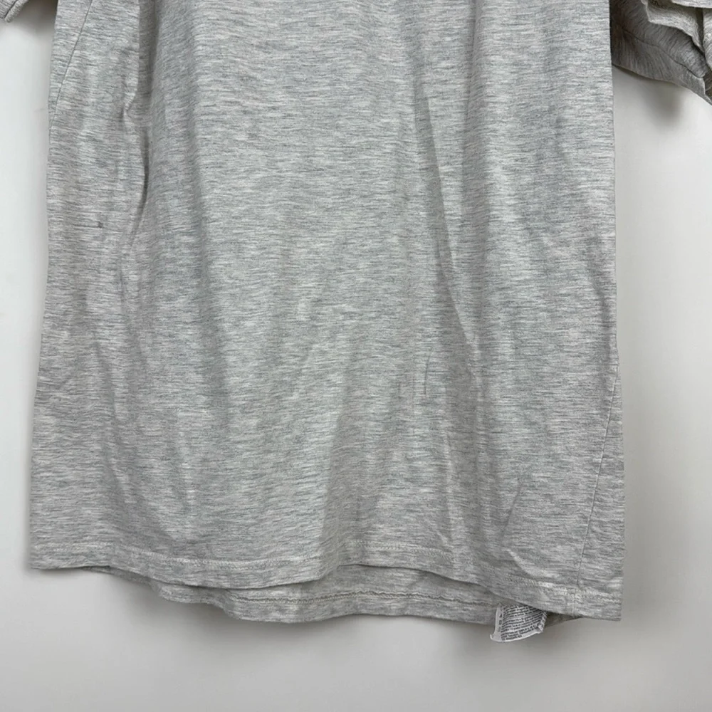 Champion Light Gray Men Crew Neck Short‎ Sleeves T-Shirt Size Medium - Picture 3 of 8